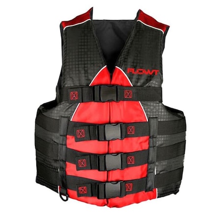 Flowt 40402-2-L-XL Extreme Sport Vest, Red - Large & Extra Large FL625556